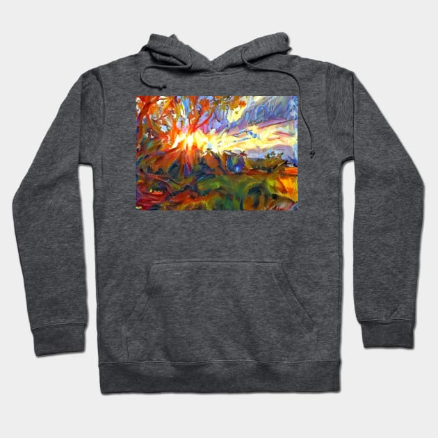 Beautiful day at the farm Hoodie by Rene Martin